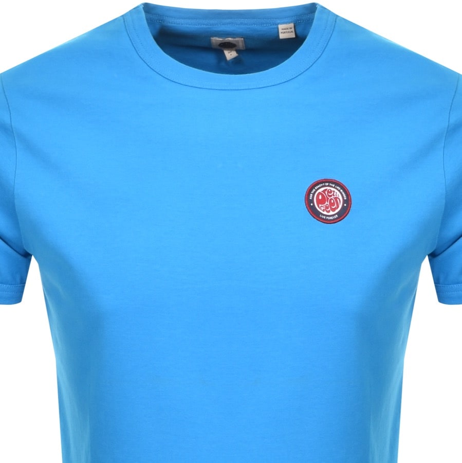 Alternative Image for ProductPretty Green Like Minded Crew Neck T Shirt Blue2